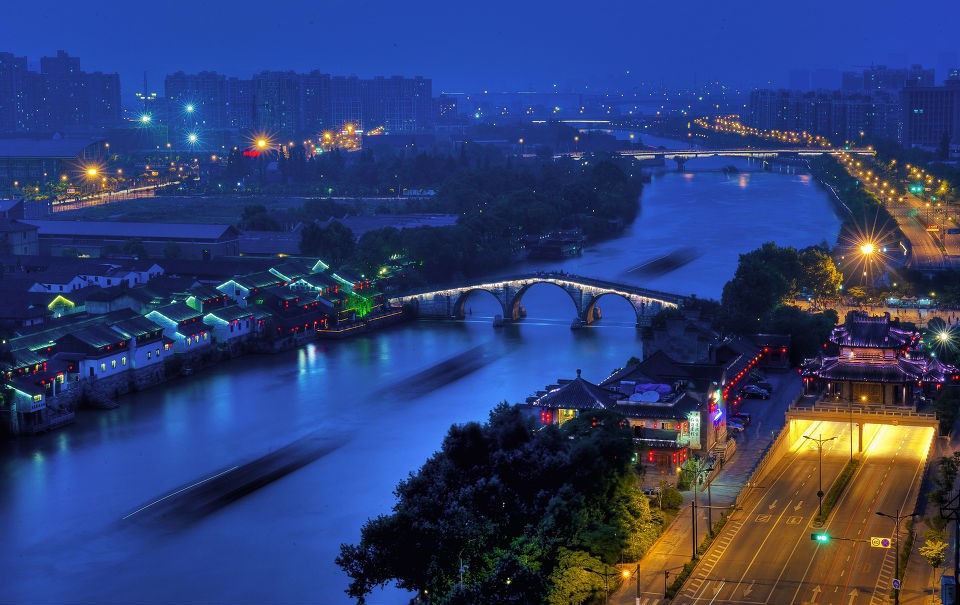 大运河 夜景